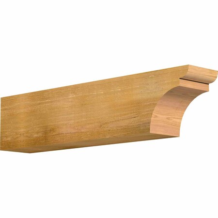 Ekena Millwork Yorktown Rough Sawn Rafter Tail, Western Red Cedar, 6"W x 8"H x 36"L RFT06X08X36YOR00RWR